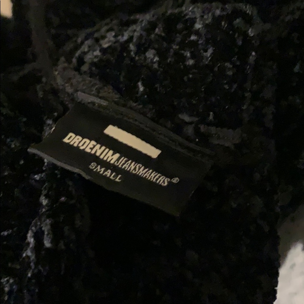 Oversized Black Dr. Denim Sweater